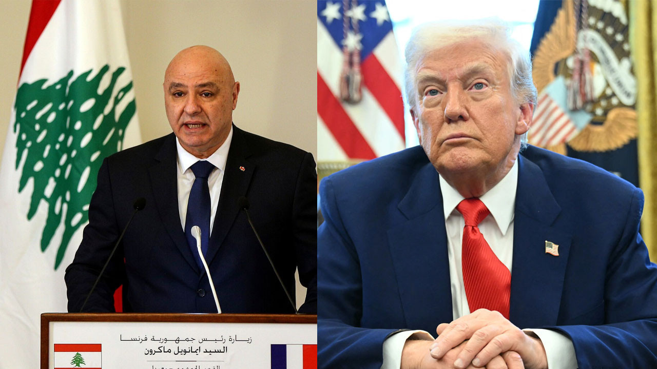 Ateşkesin eli kulağında mı? ABD Başkanı Trump ile Lübnan Cumhurbaşkanı Avn görüştü