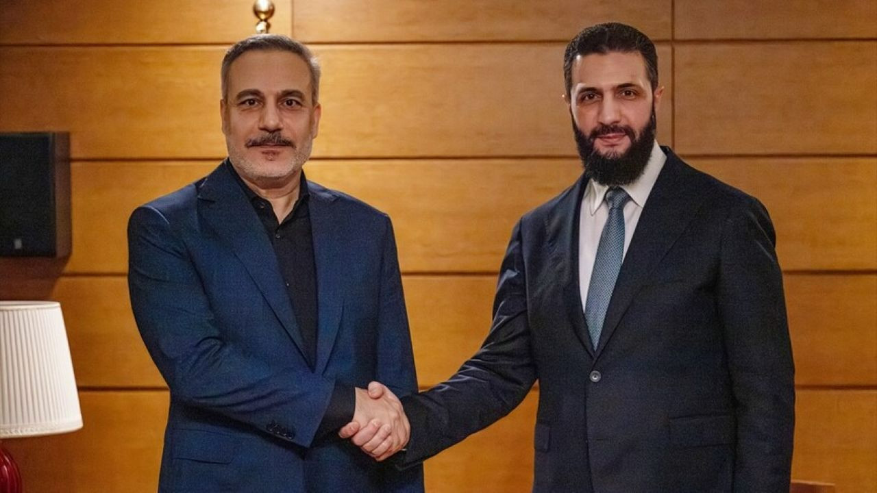 Hakan Fidan, Ahmed Şara ile bir araya geldi