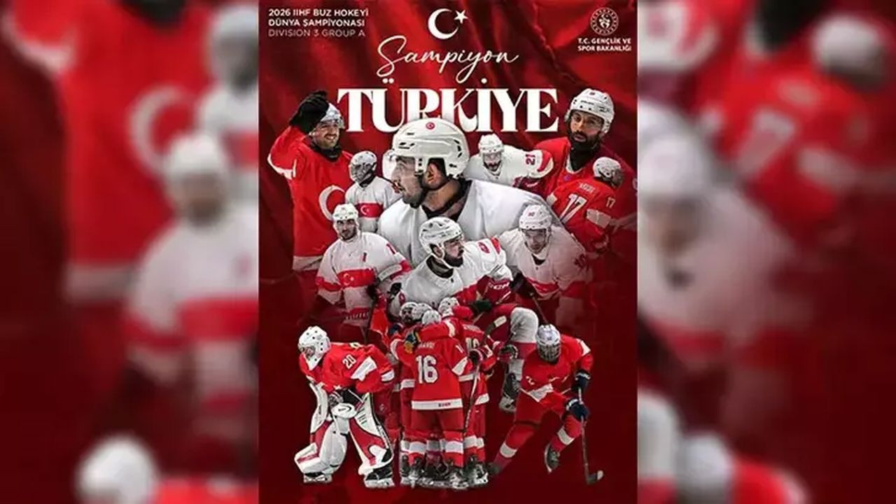 Buz hokeyinde Türkiye altın madalya kazandı