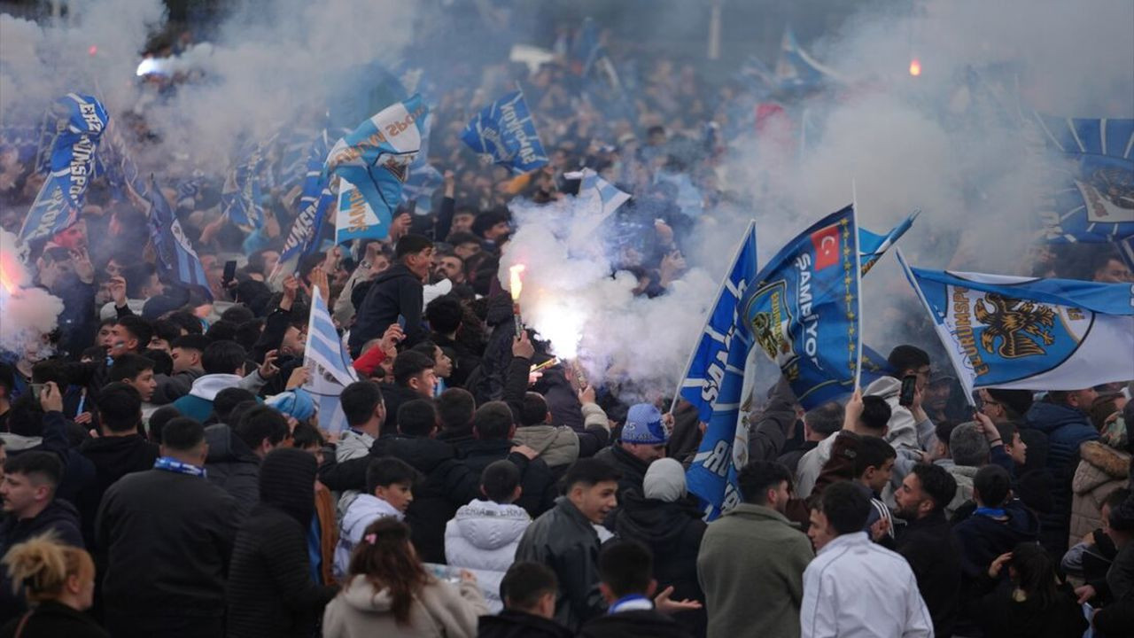 Erzurumspor FK, bitime 2 hafta kala Süper Lig'e yükseldi