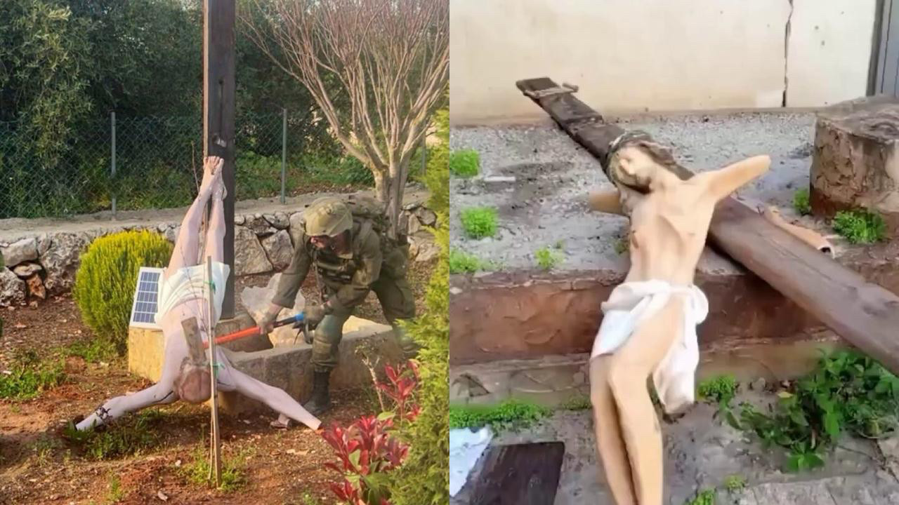 Hazreti İsa heykelini parçalamıştı! İsrail askerinin cezası belli oldu