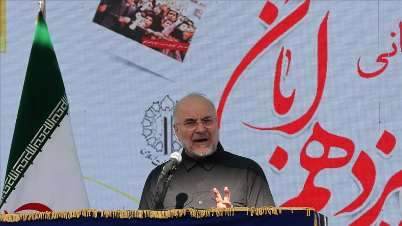 Kalibaf: 'Tehdit gölgesi altında müzakereyi kabul etmiyoruz'