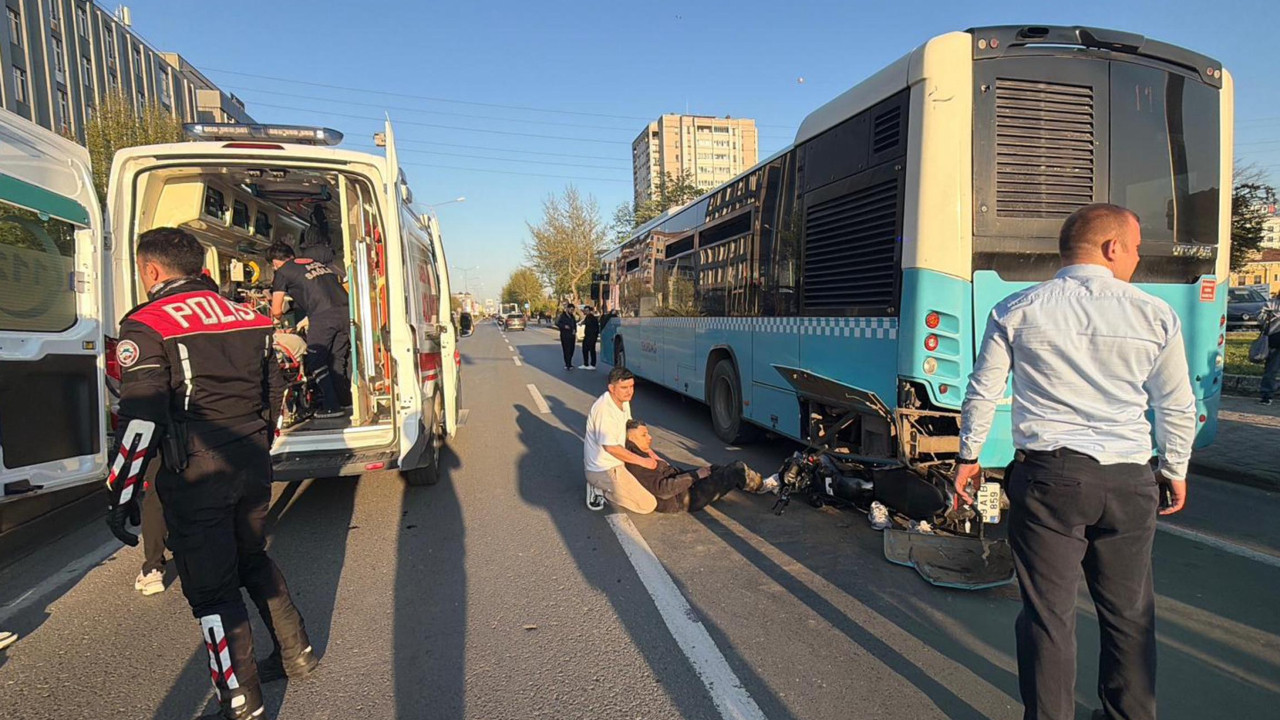 Çorlu’da motosiklet kazası: 2 yaralı var