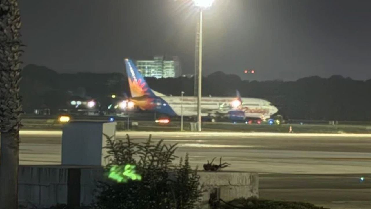 Uçakta rahatsızlanan pilot nedeniyle acil iniş