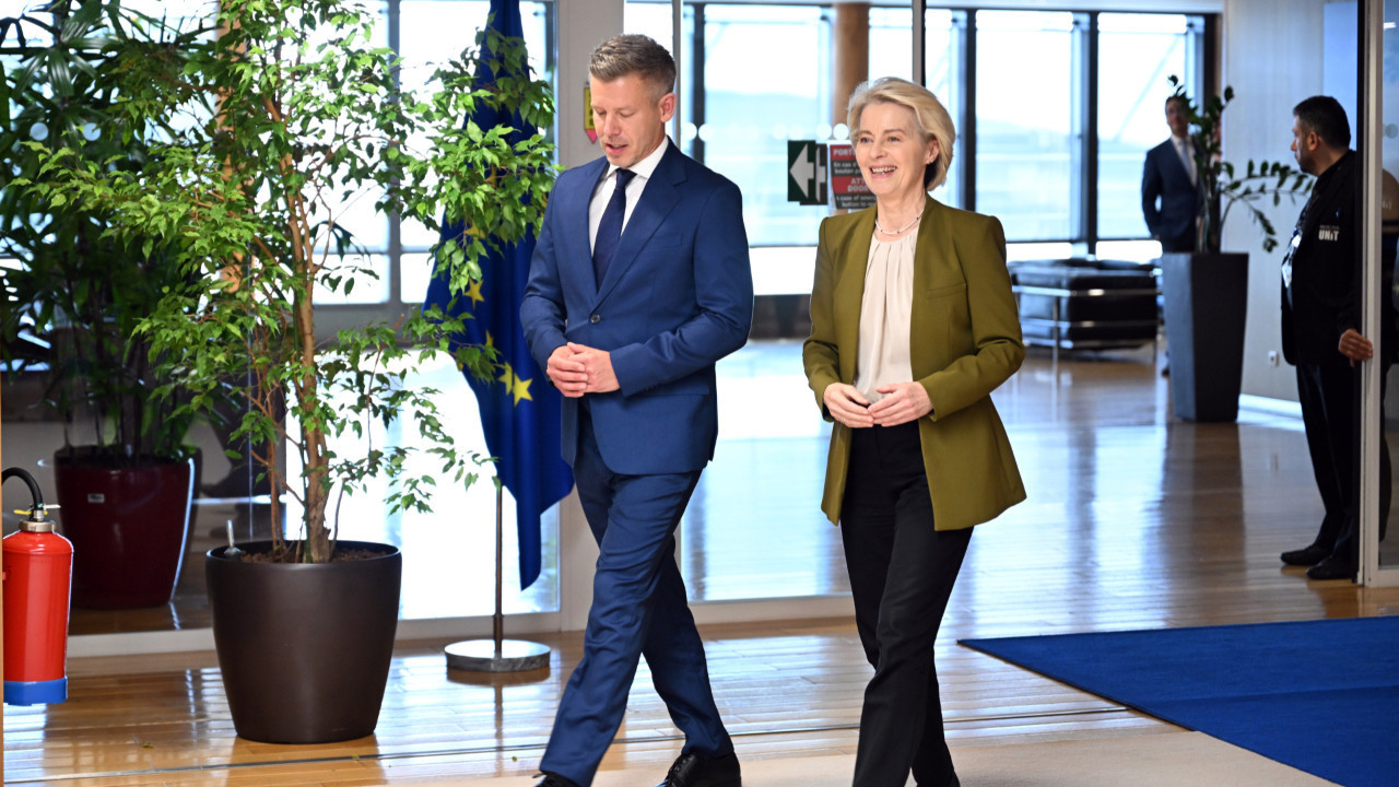 Von der Leyen ve Peter Magyar Brüksel'de görüştü