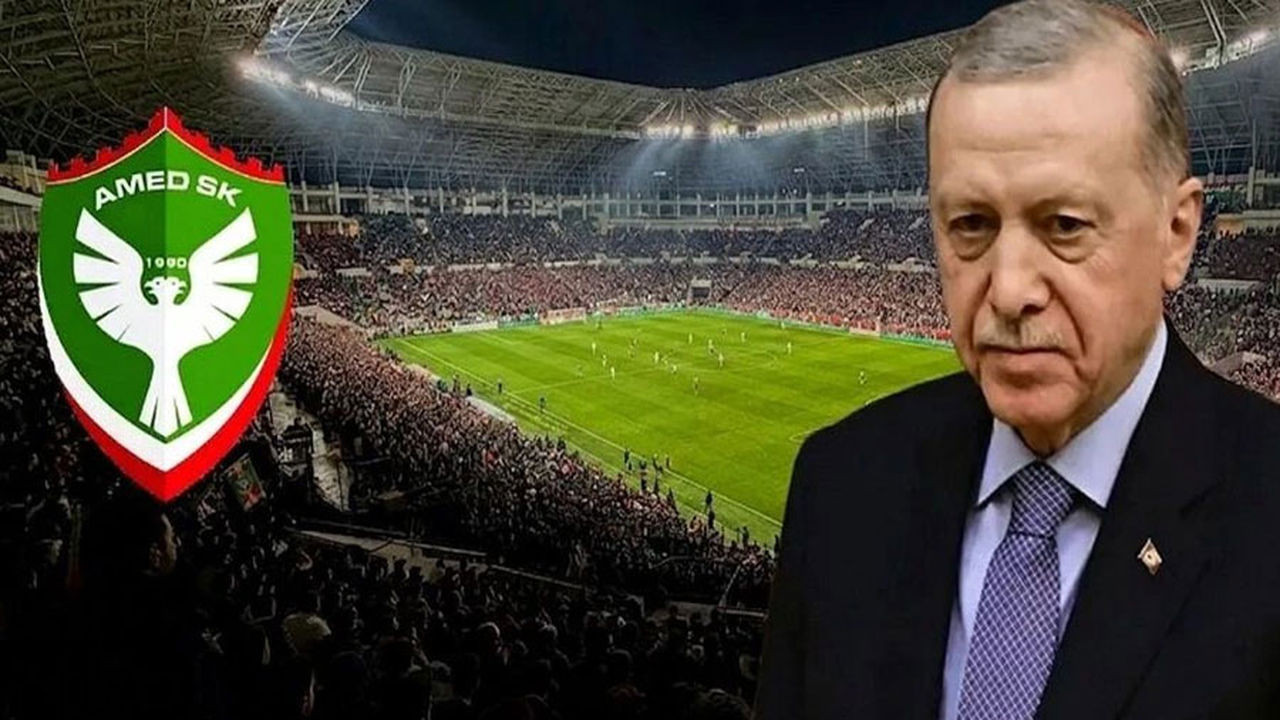 Cumhurbaşkanı Erdoğan'dan Amedspor'a tebrik mesajı