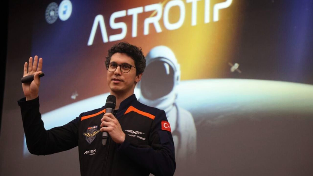 Astronot Tuva Cihangir Atasever, Denizli'de öğrencilerle buluştu