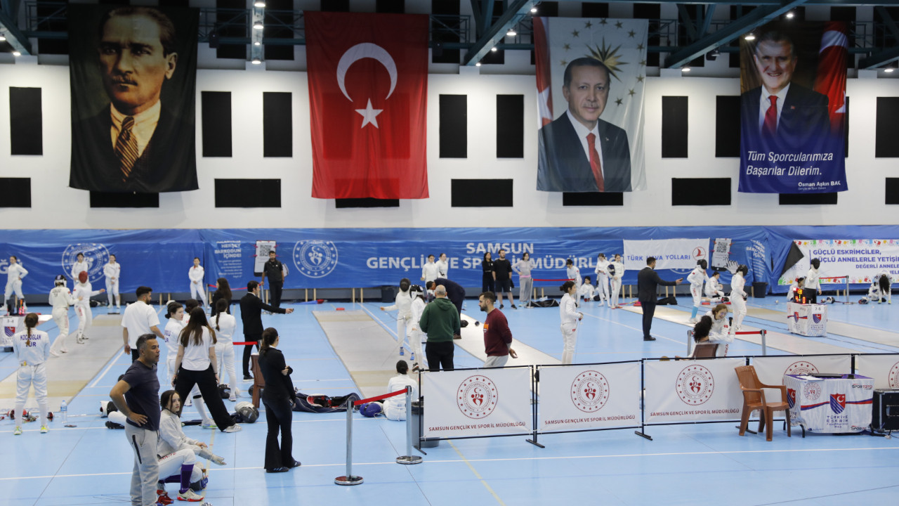 Samsun'da Eskrim Türkiye Şampiyonası sona erdi