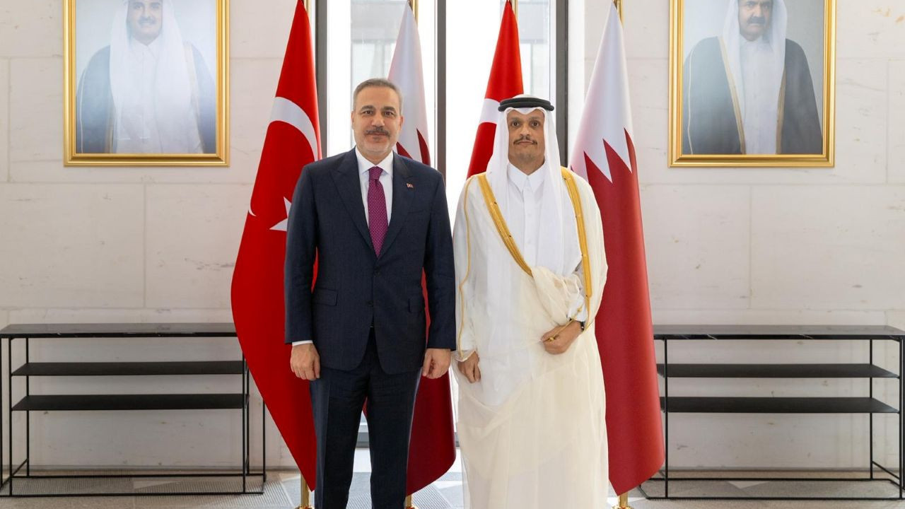 Hakan Fidan ile Katar Başbakanı'ndan ortak basın toplantısı: 'Hürmüz silah olarak kullanılmamalı'