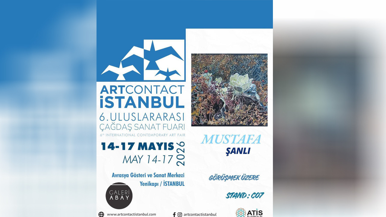 Ressam Mustafa Şanlı ArtContact Fuarı’nda