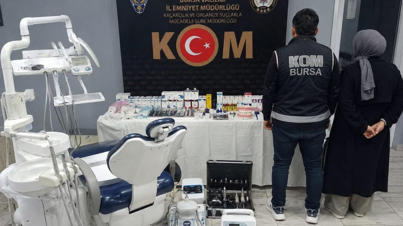 Bursa'da sahte diş hekimi karı koca yakalandı