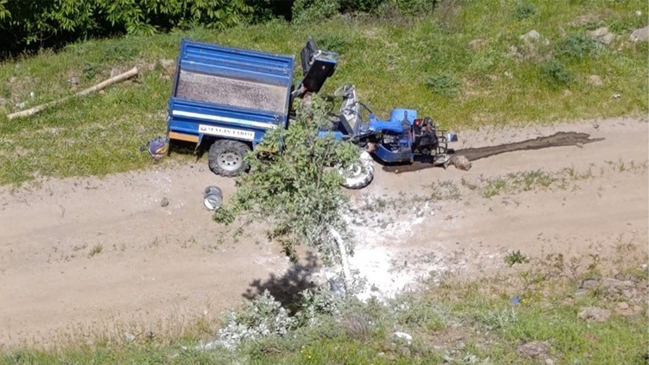 Otomobil ile tarım aracı çarpıştı! Bir kişi ağır yaralandı