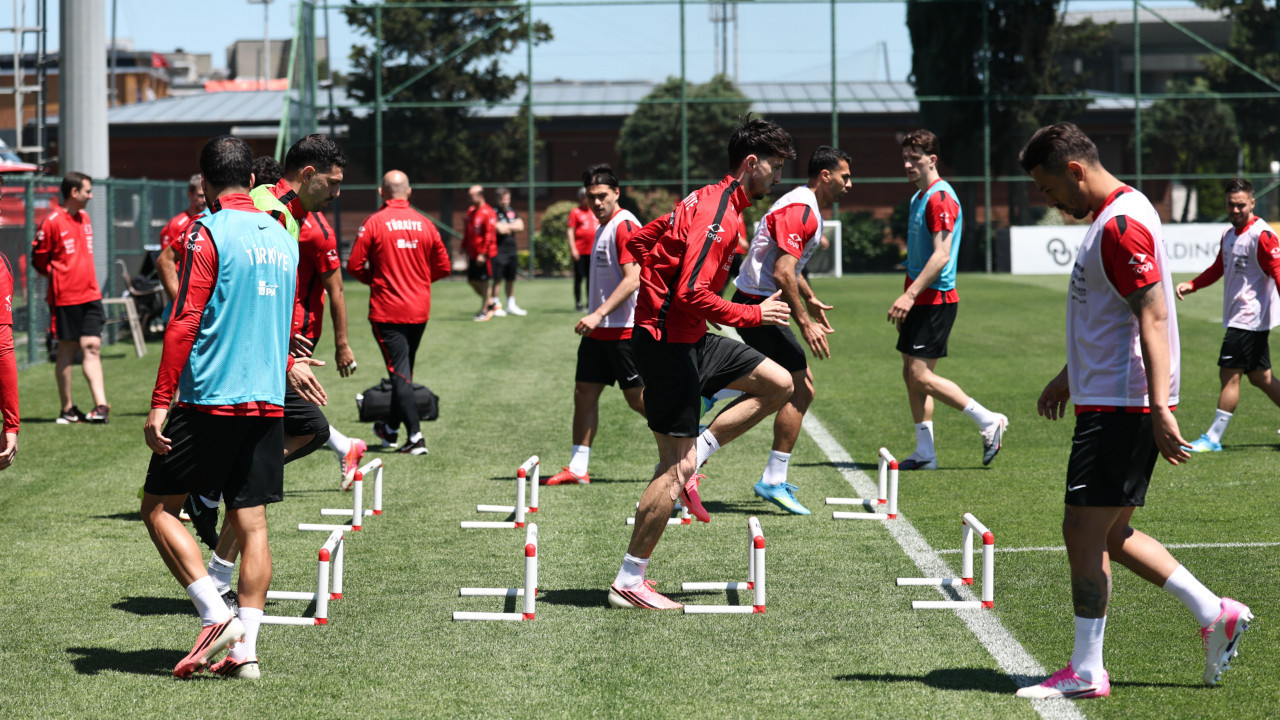 A Milli Futbol Takımı, Kuzey Makedonya hazırlıklarına devam etti