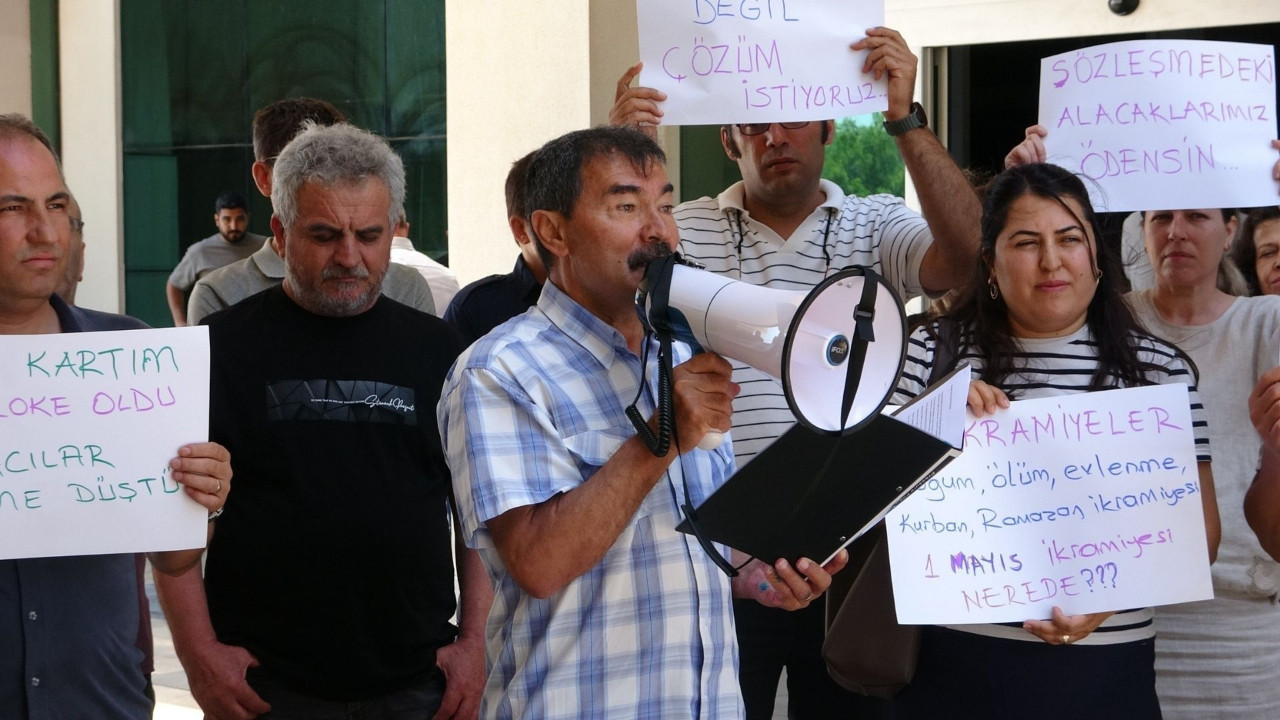 Tüm Bel-Sen’den Konyaaltı Belediyesi önünde eylem