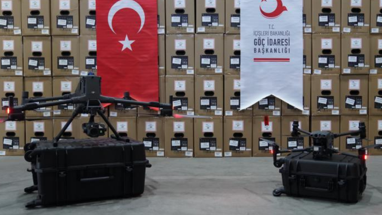 Sınır güvenliği için 391 dron envantere alındı