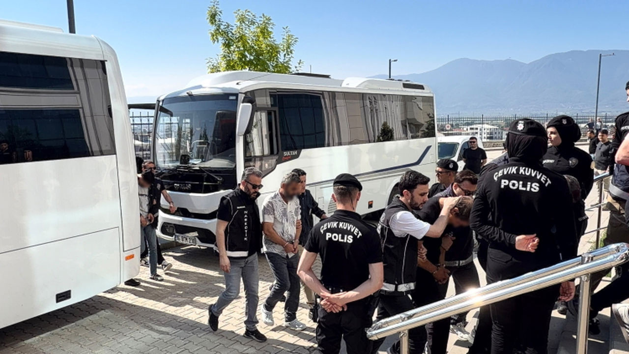 Bursa merkezli uyuşturucu soruşturması: 23 şüpheli