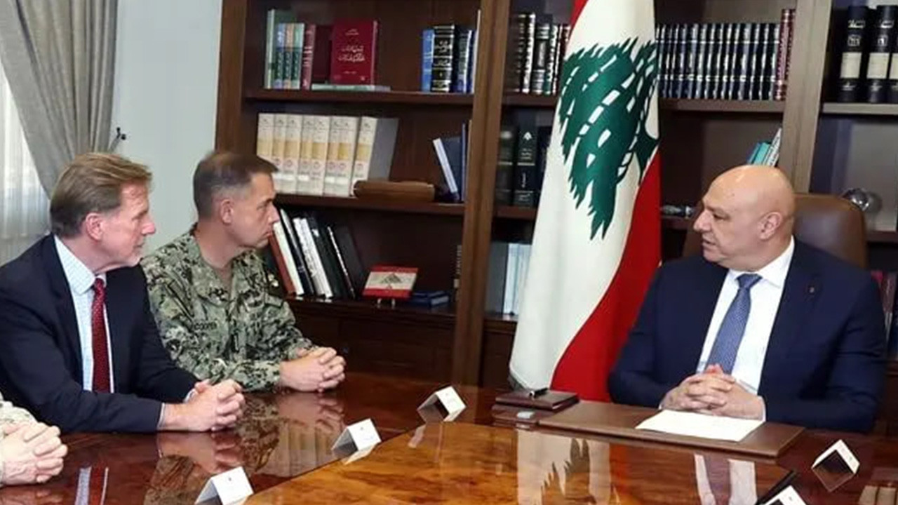 CENTCOM Komutanı Cooper Lübnan'da! Cumhurbaşkanı Avn ile ne konuştu?