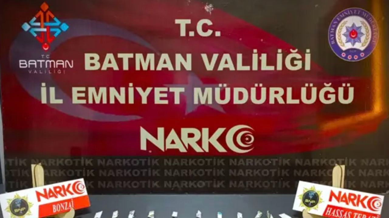 Batman'da uyuşturucu operasyonu: 6 tutuklama