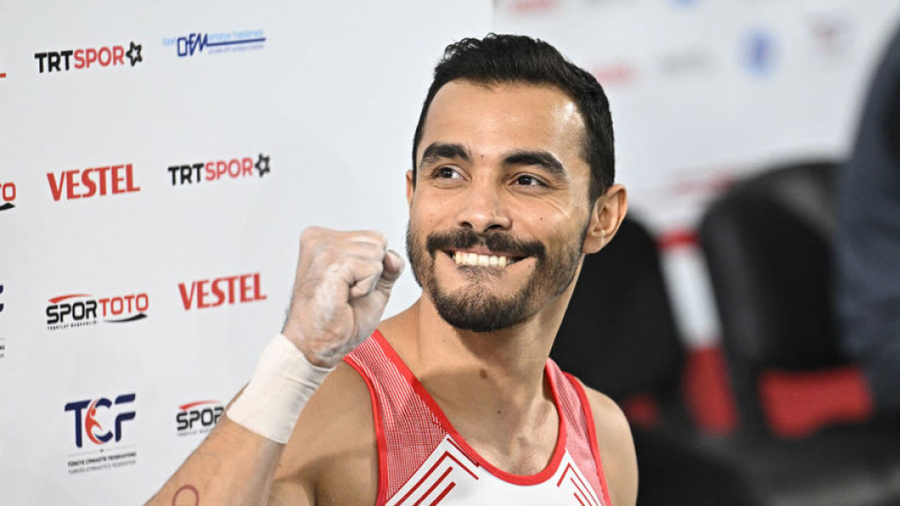 Milli cimnastikçi Ferhat Arıcan, Avrupa ikincisi oldu