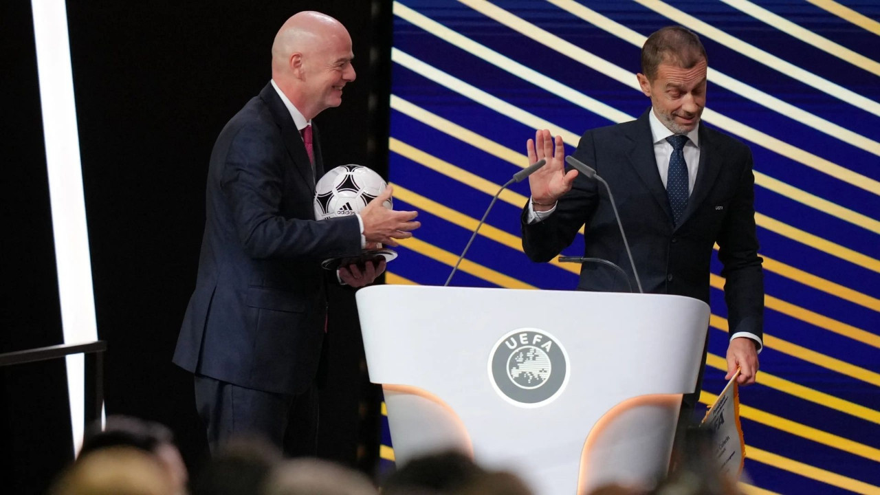 UEFA Başkanı Ceferin’den adaylık açıklaması! Infantino’yu işaret etti