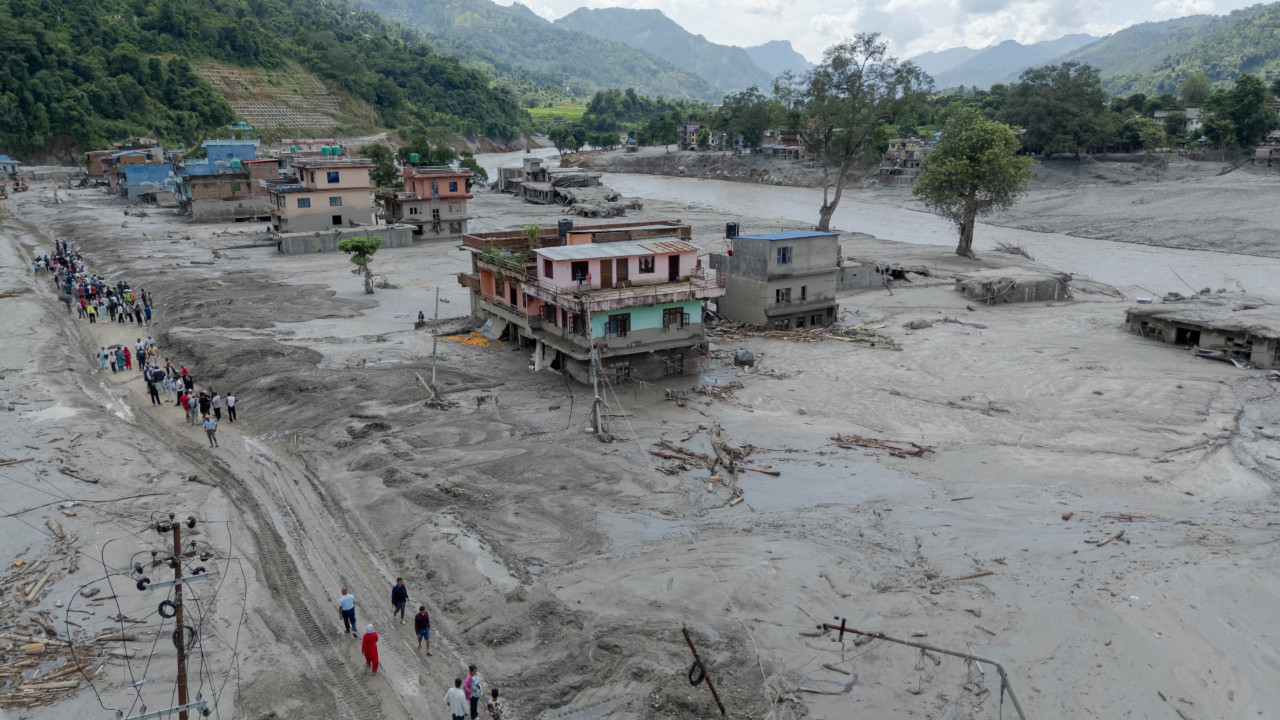 Nepal'deki sel felaketinde bilanço ağırlaşıyor! Ölü sayısı 538'e yükseldi