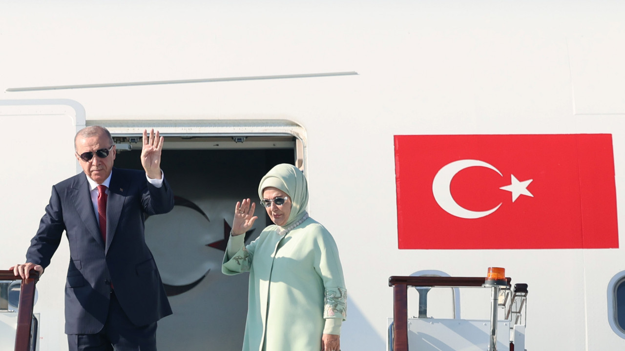Cumhurbaşkanı Erdoğan, Şanghay Zirvesi için Kırgızistan’a gitti