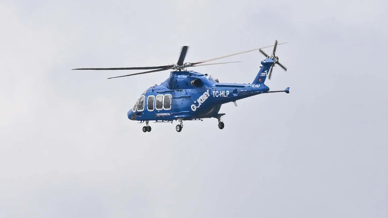 İlk T625 GÖKBEY helikopteri Emniyet envanterine girdi