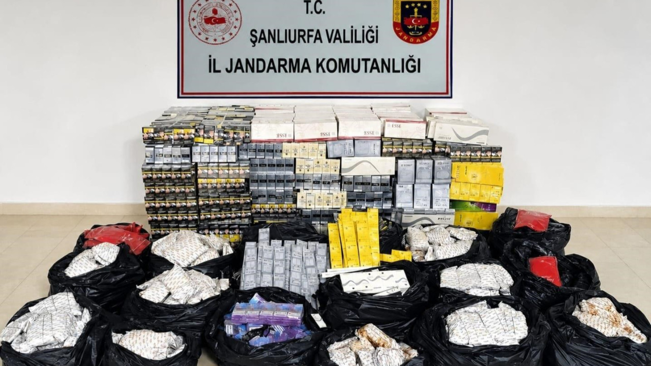 Şanlıurfa'da dev kaçakçılık operasyonu