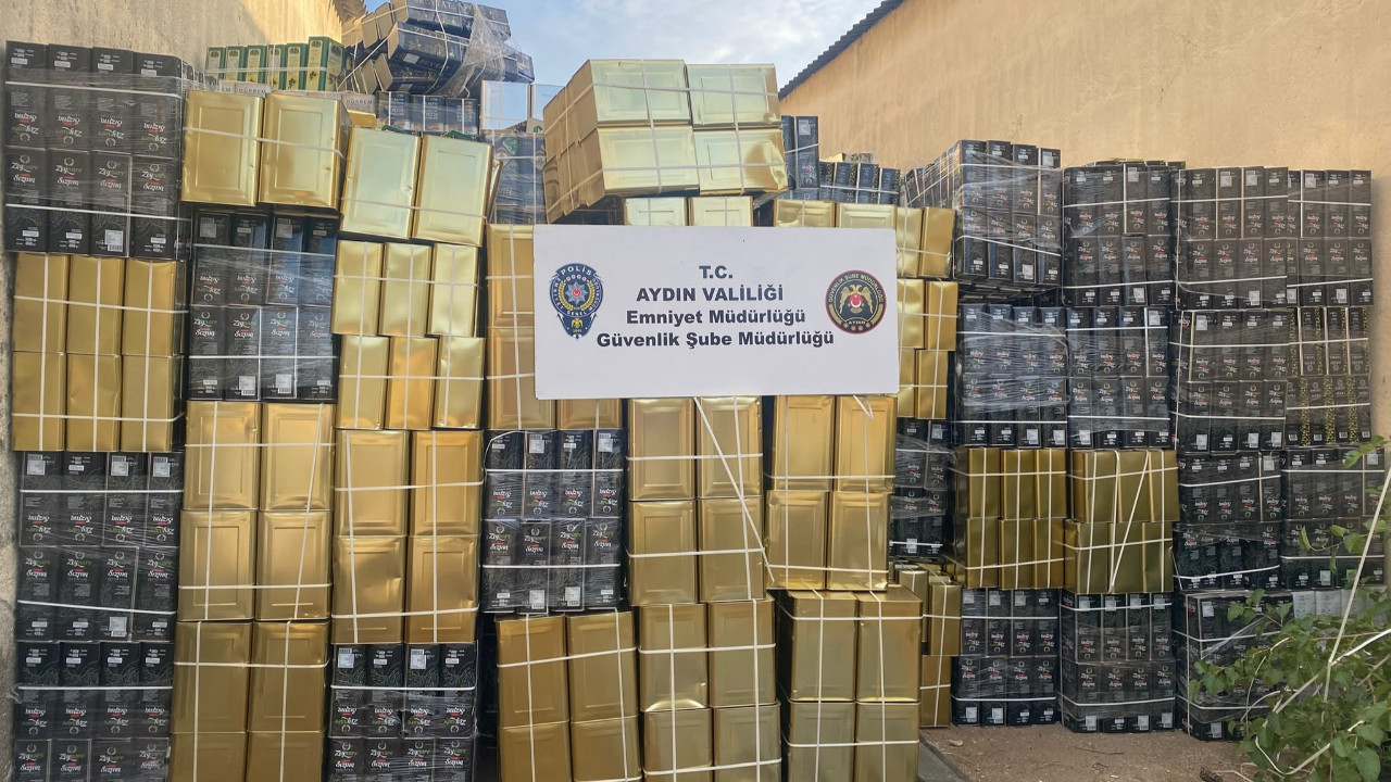Tam 2,7 milyon lira değerinde! Aydın'da sahte yağ operasyonu