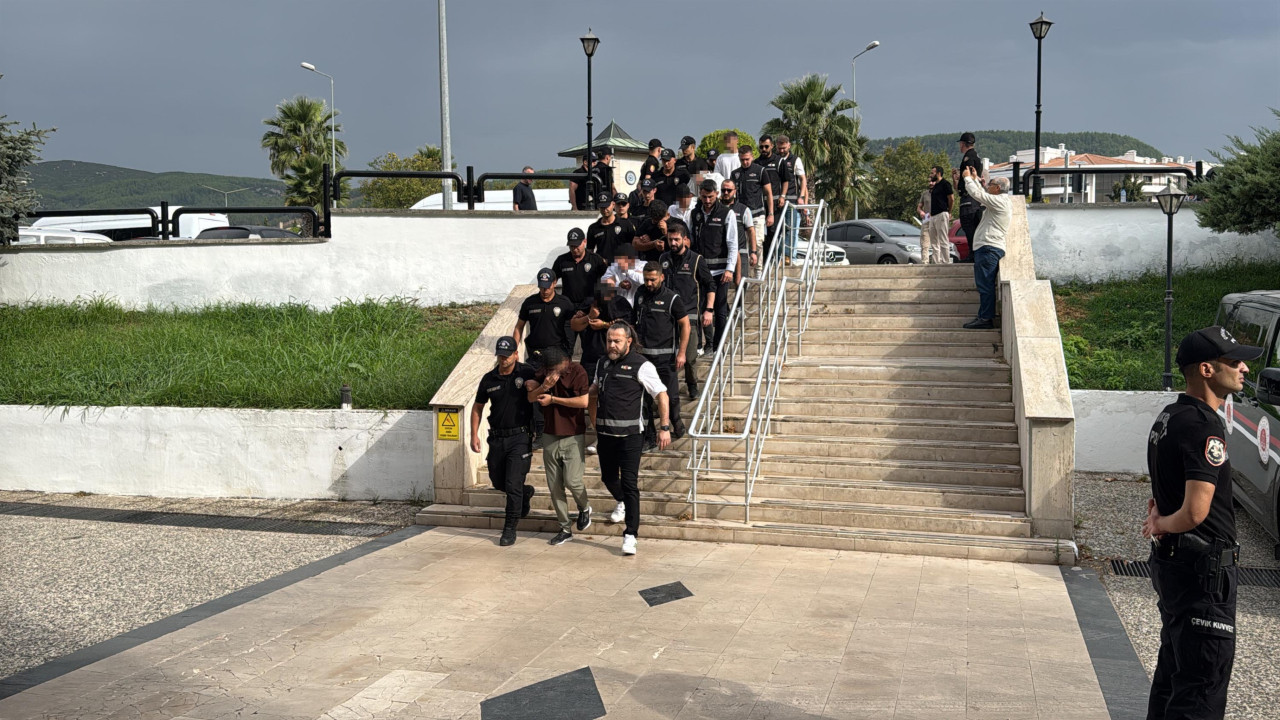 Muğla'da organize suç örgütlerine darbe: 27 kişi adliyeye sevk edildi
