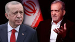 Cumhurbaşkanı Erdoğan, Pezeşkiyan ile görüştü