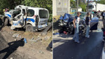 İzmir’de freni boşalan TIR 9 araca çarptı!