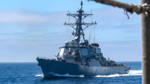 Yanan uçak gemilerinin ardından sıra USS Higgins muhribine geldi