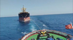 Makine arızası yapan gemi emniyetli bölgeye çekildi!
