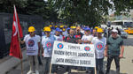 Madenciler bu kez Çalışma Bakanlığı önünden seslendi: 'Ödemeler yapılana kadar Ankara'dan ayrılmayacağız'