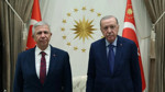 Cumhurbaşkanı Erdoğan, Mansur Yavaş'ı Beştepe'de kabul etti