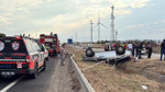 Çorlu'da AFAD aracı su kanalına devrildi: 2 yaralı