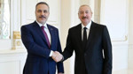 Bakan Fidan, Cumhurbaşkanı Aliyev ile bir araya geldi