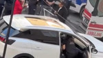 Kağıthane’de öldürülen taksi şoförüne müdahale cep telefonu görüntülerinde