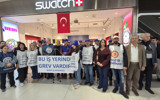 Swatch işçileri dün greve başladı: Üç kuruşa mahkûm ediliyoruz