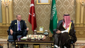 Cumhurbaşkanı Erdoğan Suudi Arabistan Veliaht Prensi Selman ile görüştü