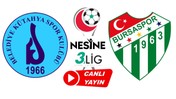Belediye Kütahyaspor - Bursaspor maçı nereden canlı izlenir! Bursaspor HT Spor YouTube canlı maç yayını