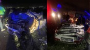 Diyarbakır'da otomobil şarampole devrildi: Ölü ve yaralılar var