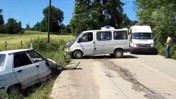 Samsun'da kazada 5 kişi yaralandı