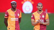Osimhen ve Sane için imza töreni düzenledi! Yıldız oyuncular Galatasaray'a imza attı