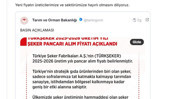 Şeker pancarı alım fiyatı belli oldu