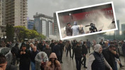 Polis CHP Genel Merkezi’ni işgal eden gruba müdahale edildi