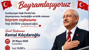 CHP'nin bayramlaşma programı belli oldu