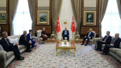 Cumhurbaşkanı Erdoğan, AB Komisyonu heyetini kabul etti