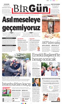 BirGün Gazetesi Manşeti